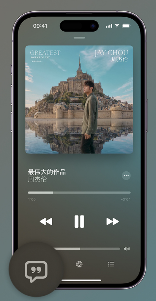 河池iphone维修分享如何在iPhone上使用Apple Music全新唱歌功能 