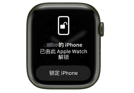 河池苹果手机维修分享用 AppleWatch 解锁配备面容 ID 的 iPhone方法 